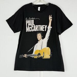 Paul McCartney T-shirt On the Run concert New York NY 2011 Small black 2 side